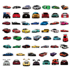 100 PCS JDM Sport Car Racing Stickers Waterproof Decals