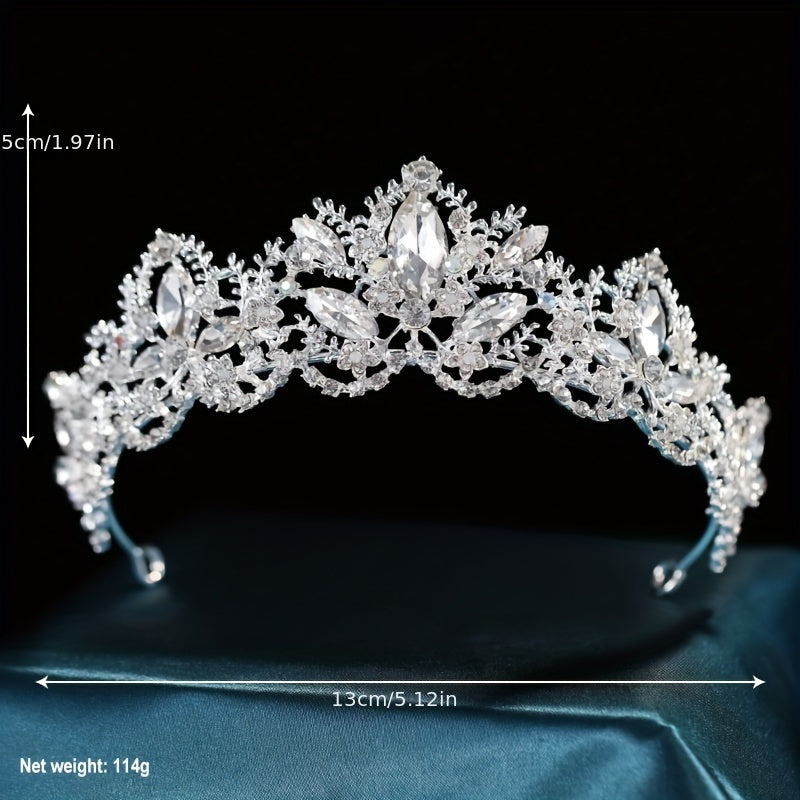 Crystal Rhinestone Bridal Crown Wedding Accessories