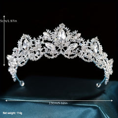 Crystal Rhinestone Bridal Crown Wedding Accessories