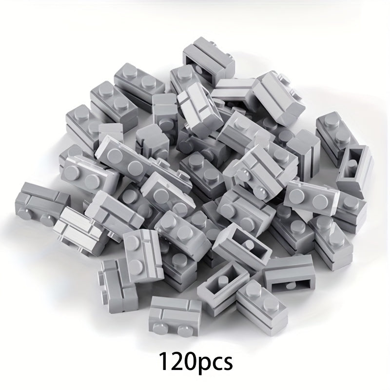 KIDNOAM Mixed ABS Building Blocks 1x2 Studless Interlocking Bricks Bulk Set