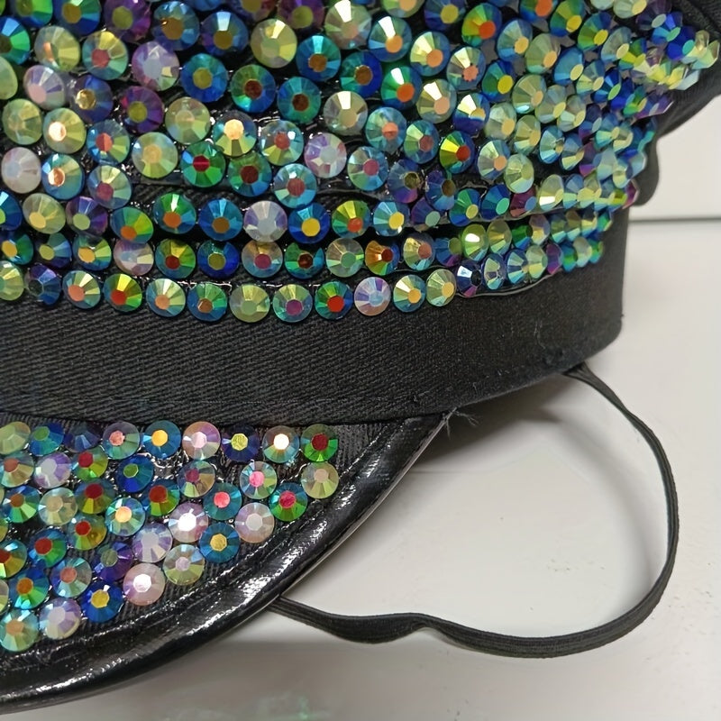 Punk Rhinestone Bride Hat Bachelorette Party Captain Caps