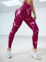 Tie Dye High Waist Yoga Legging for Women