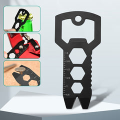 Multi-Tool Keychain with Bottle Opener, Can Opener, Screwdriver