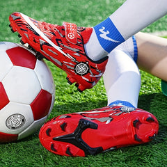 Kids Football Cleats Lightweight Comfortable Sport Shoes for Boys Girls