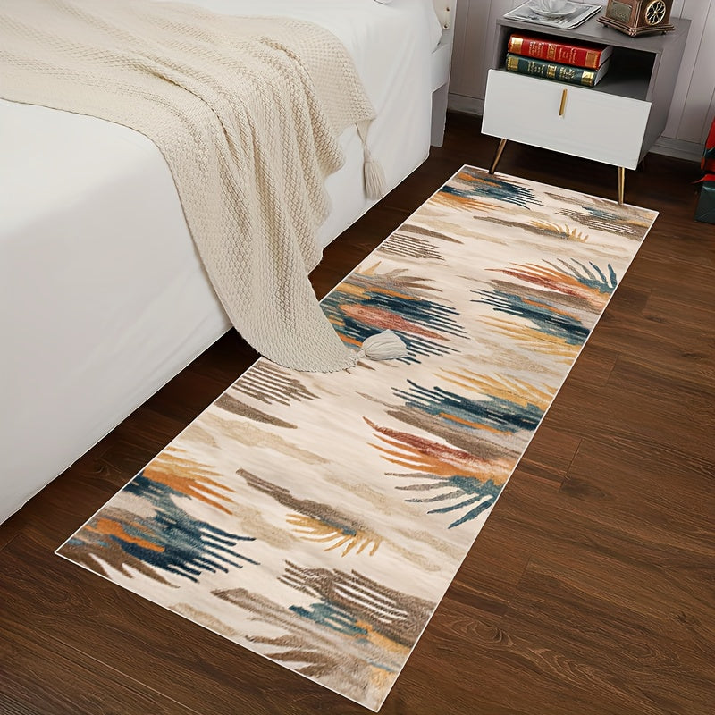 Vintage Abstract Runner Rugs Soft Laundry Room Rug Long Hallway Rug