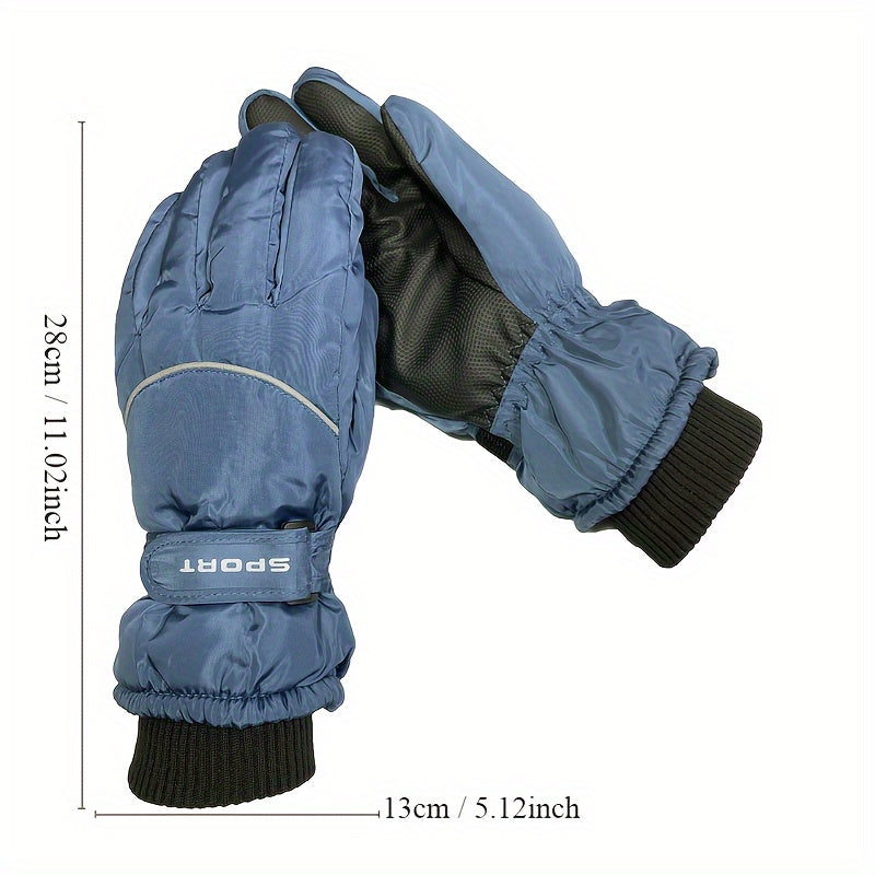 Winter Skiing & Riding Gloves Windproof Waterproof Touch Screen Non-slip Casual