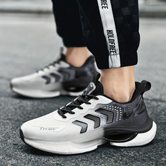 Men's Lace up Sneakers Athletic Shoes for Running