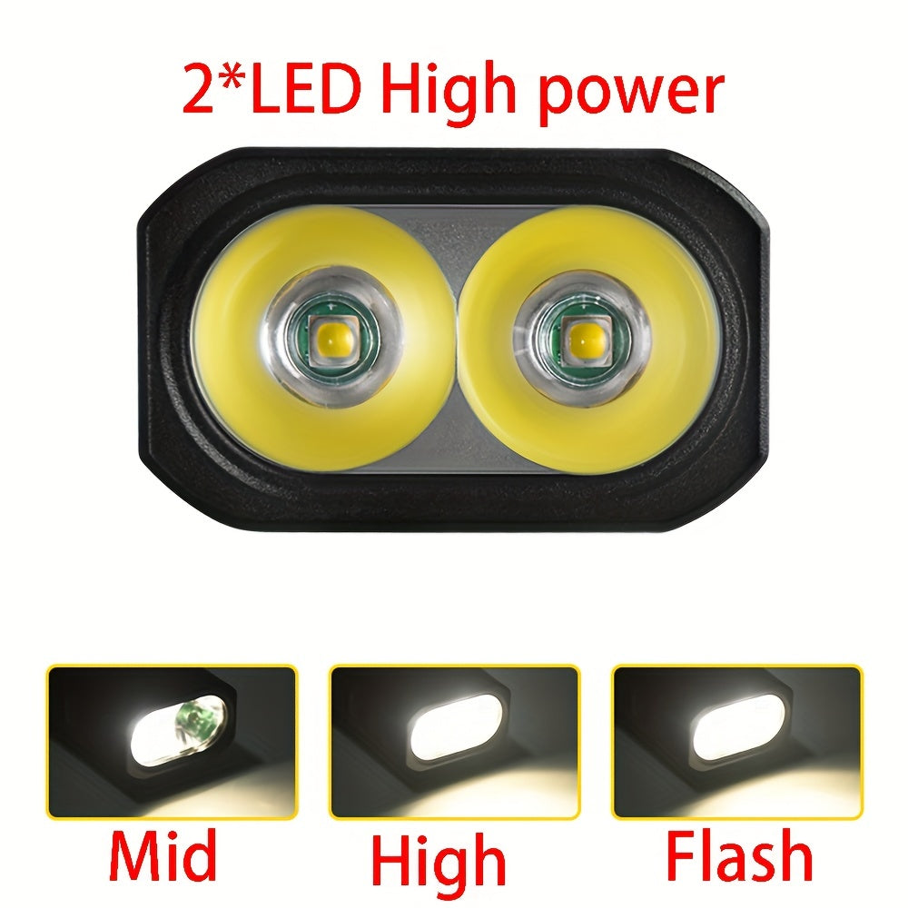 Rechargeable Front Bike Light COB 4 Modes