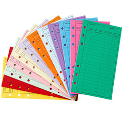 12pc Budget Envelopes for Cash System - Vertical Layout - 12 Colors