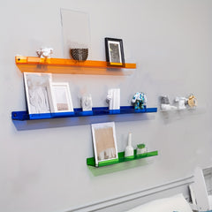 Acrylic Hanging Wall Shelf Floating Shelf BookDisplay Shelf