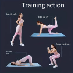 Non Slip Yoga Elastic Tension Belt for Thigh Hip and Leg Training