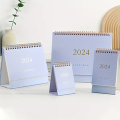 Pastel Purple Bronzing Desk Calendar Planner for School Office