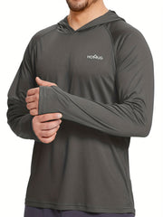 Men's UPF 50 Sun Protection Hoodie Long Sleeve SPF UV Quick Dry Lightweight