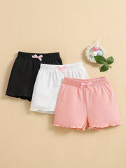Bow Detailed Quick Dry Leggings for Girls