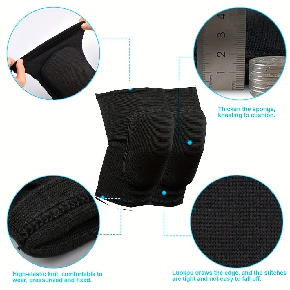 2pcs Sponge Sports Knee Pads Impact Protection Warm