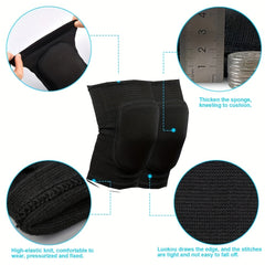 2pcs Sponge Sports Knee Pads Impact Protection Warm