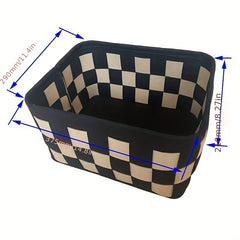 Felt Storage Basket Mother Baby Clothes Toy Folding Storage Basket