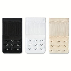 3pcs Bra Extension Buckle Set 3 Rows 3 Hook Bra Strap Extenders