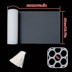 Plastic Wire Mesh Wide Fixed Belt Protective Net for Balcony Gardening