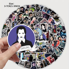 50pcs American TV Series Doodle Stickers Waterproof Stationery Stickers
