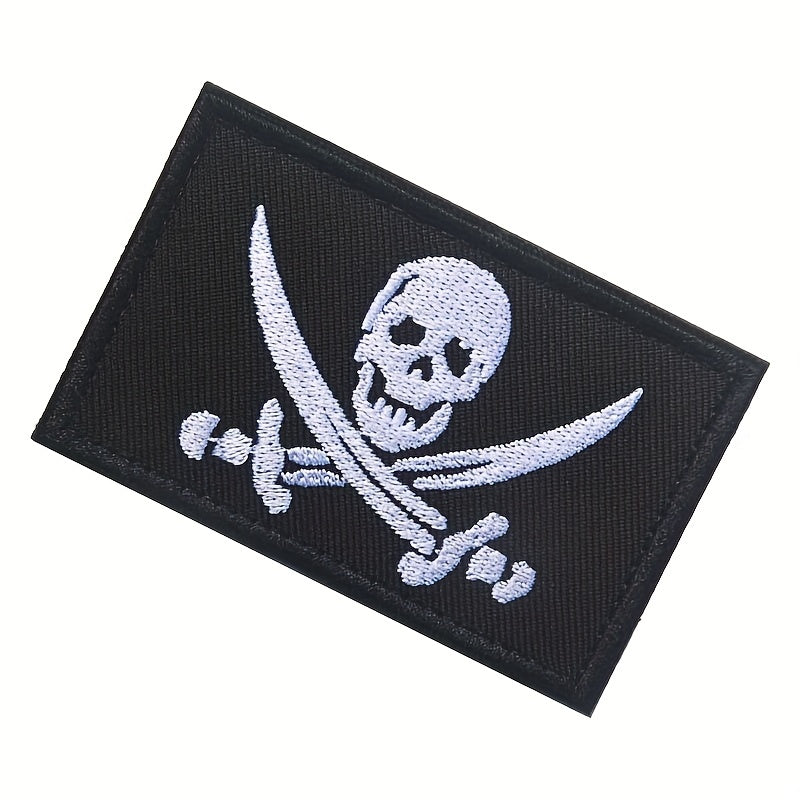 Pirate Military Morale Patch - Halloween & Of The Dead Decor