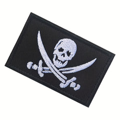 Pirate Military Morale Patch - Halloween & Of The Dead Decor