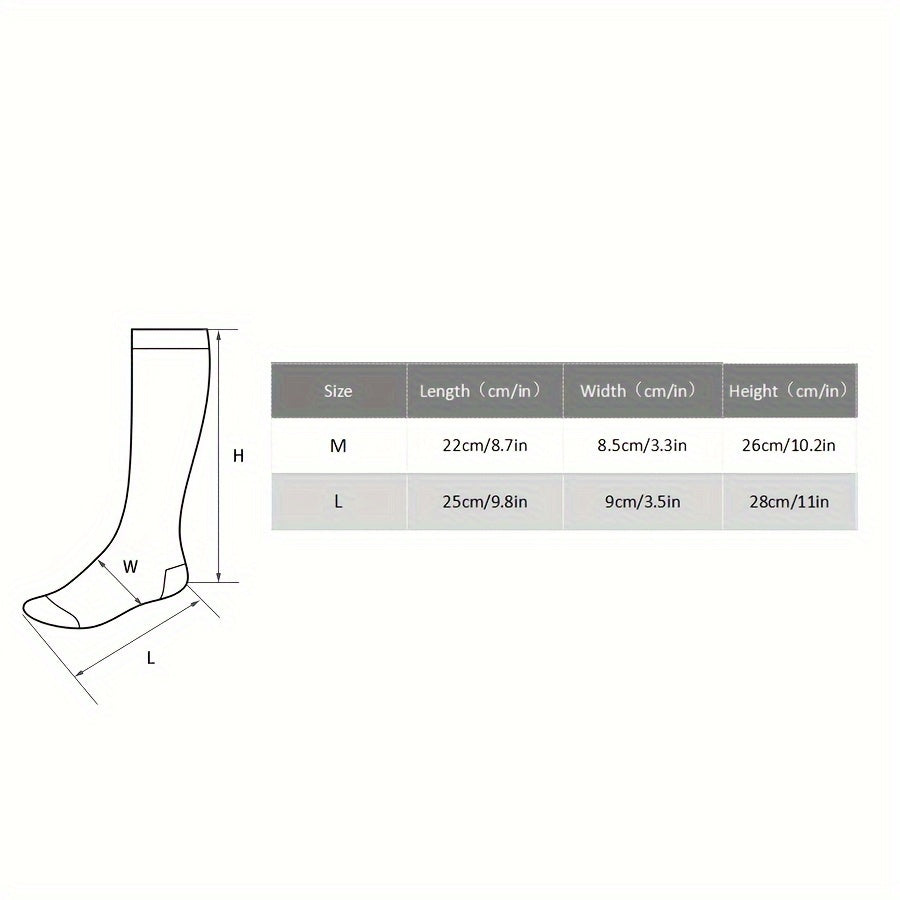 2 Pairs Wool Socks Thickened Warm Soft Mid-calf Socks