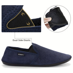 Men's Slip On Non Slip Slippers Warm Indoor Home Shoes