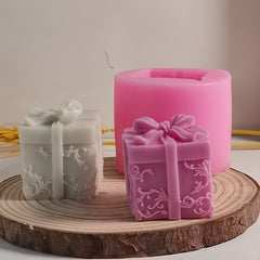 Silicone Candle Mold DIY Christmas Box Soap Aroma Mold