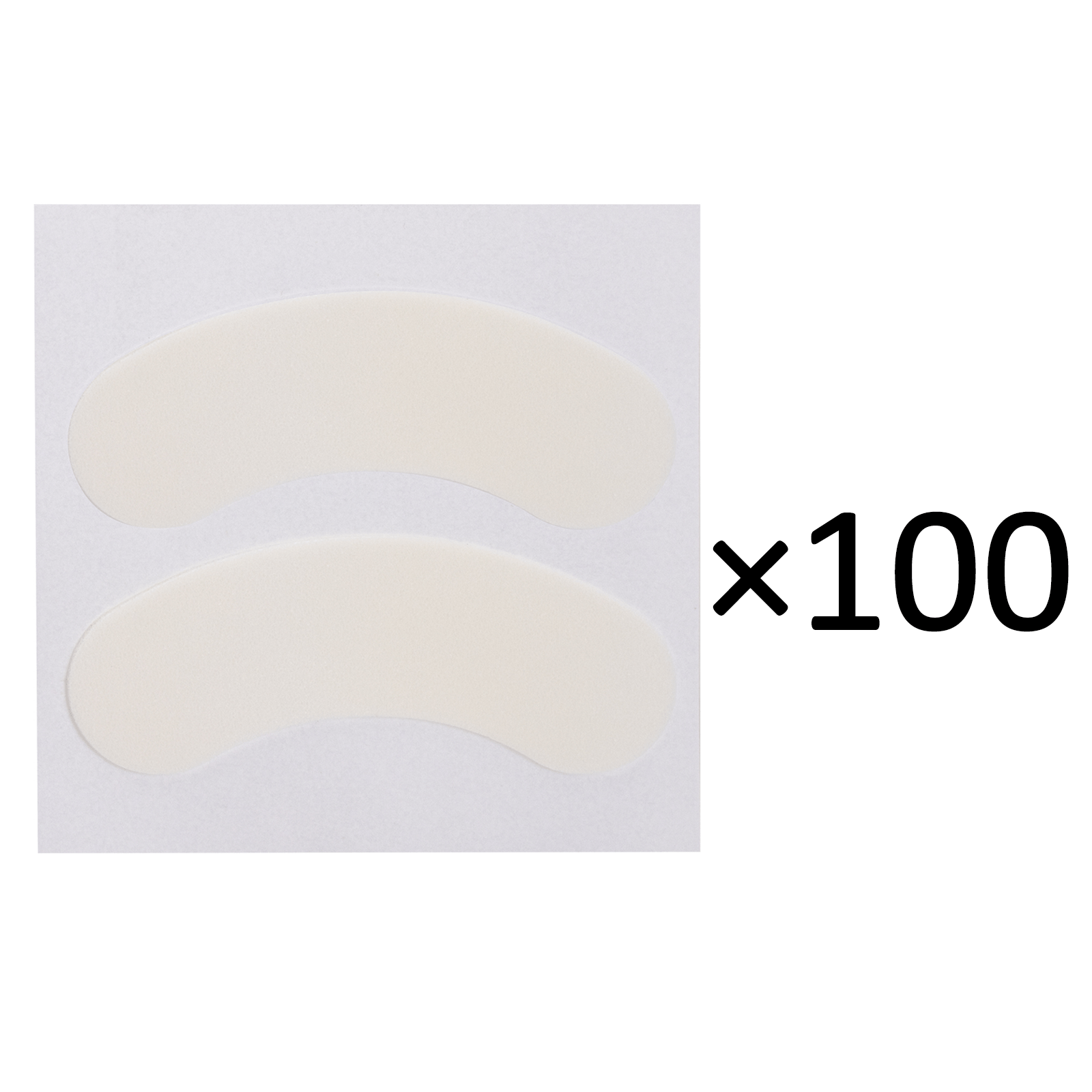 100 Pcs Hypoallergenic Foam Eye Pads for Lash Extensions