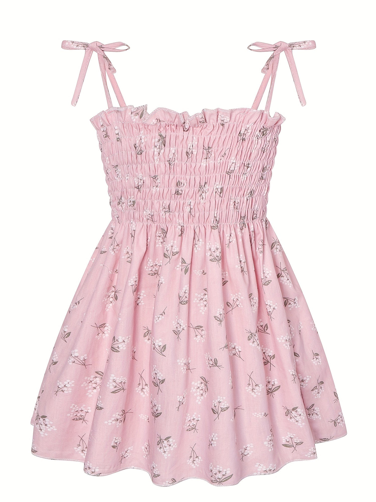Toddler Girls Flowers Frill Trim Cami