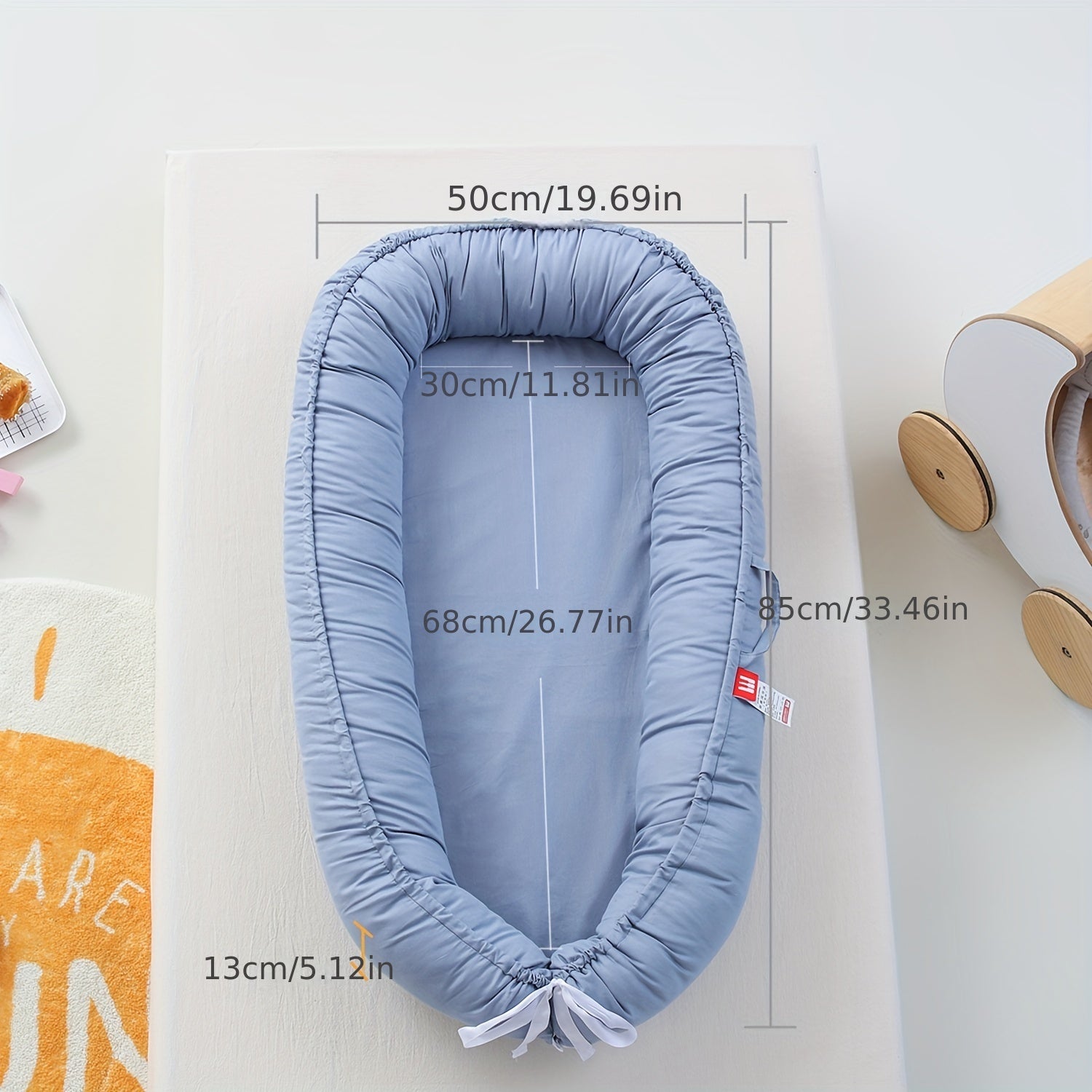 Cotton Foldable Baby Nest Portable Crib Mid Bed Bionic Full Release Travel