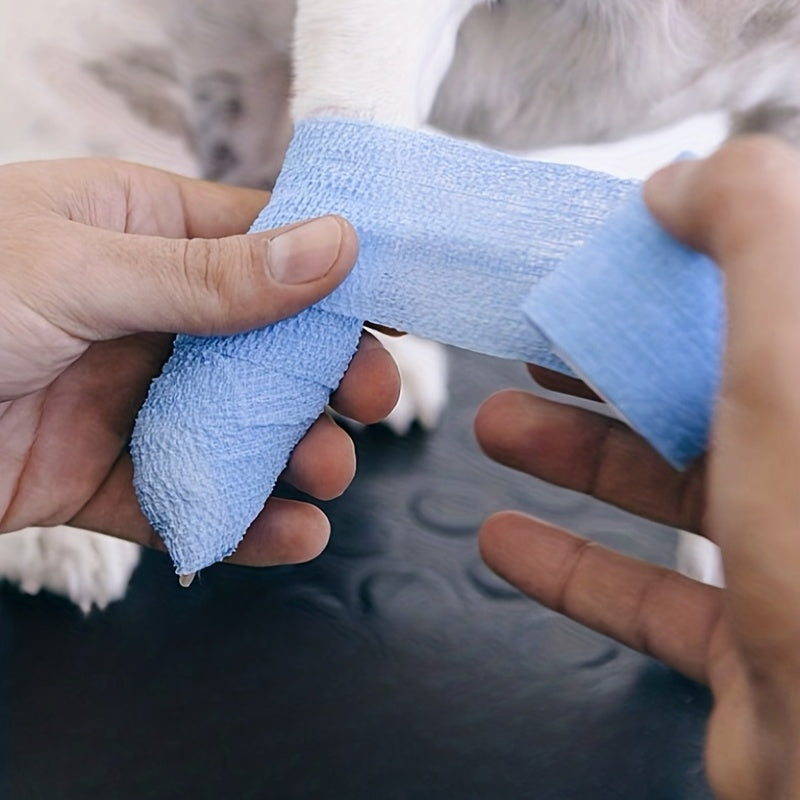 Pet Dog Cat Self Adherent Elastic Bandage Wrap Tape 5.08cm