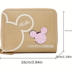 Children's Cartoon Zipper Coin Purse & Card Holder