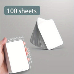 100pcs Blank Card Memory Message Convenient Card