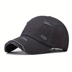 Solid Retro Dad Hat Baseball Cap Men's And Women's All Match Sports Cap