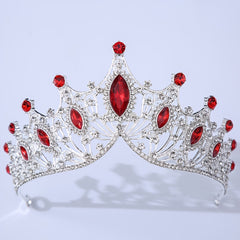 Baroque Vintage Crystal Crown Tiara for Women
