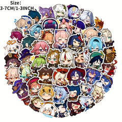 50pcs Waterproof Stickers for Phone Case Luggage Water Cup