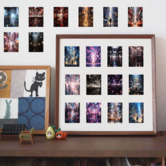 60pcs Dream Space Series Graffiti Stickers Water Cup Decoration DIY Sticker Pack