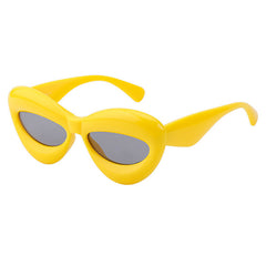 Y2K Narrow Frame Lip Inflatable Sunglasses