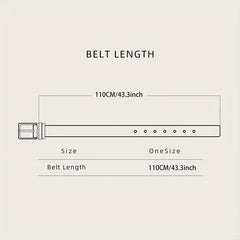 Full Metal Rivet Wide Waist Belt Punk Hip Hop Jeans Belt