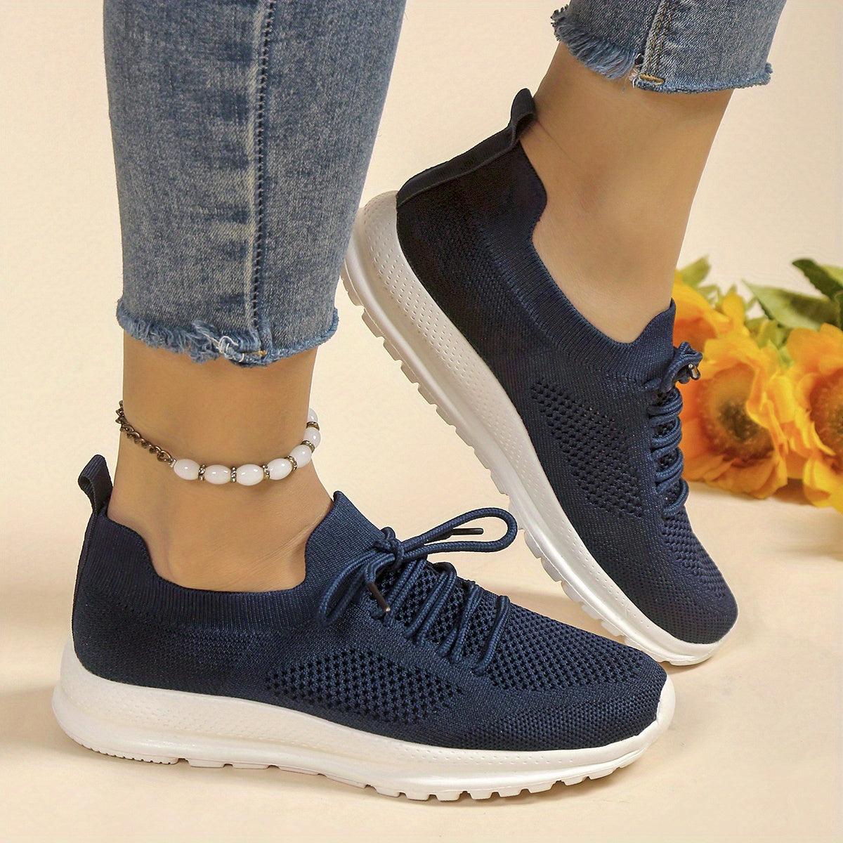 Women's Walking Shoes Tennis Sneakers Mesh Sports Shoes