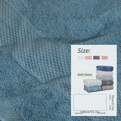 Soft Cotton Bath Towel Set of 3 - Absorbent Bathroom Supplies