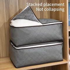Durable Zipper Packaging Bag Large Capacity Dust Proof Square Storage Bag