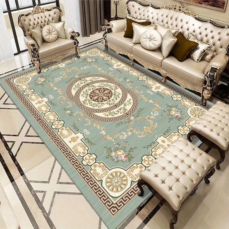 Stylish Oriental Floral Area Rug for Living Room Makeover