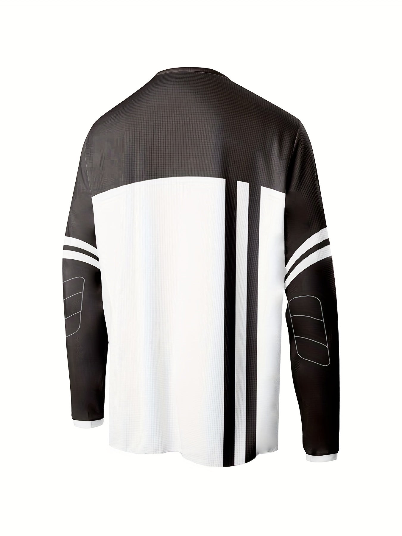 Men's Dark Skeleton Long Sleeve Motocross Shirt