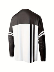 Men's Dark Skeleton Long Sleeve Motocross Shirt