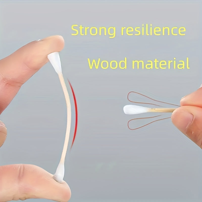 300-600 Pet Cotton Swabs Wooden Handle Cat Dog Ear Cleaning