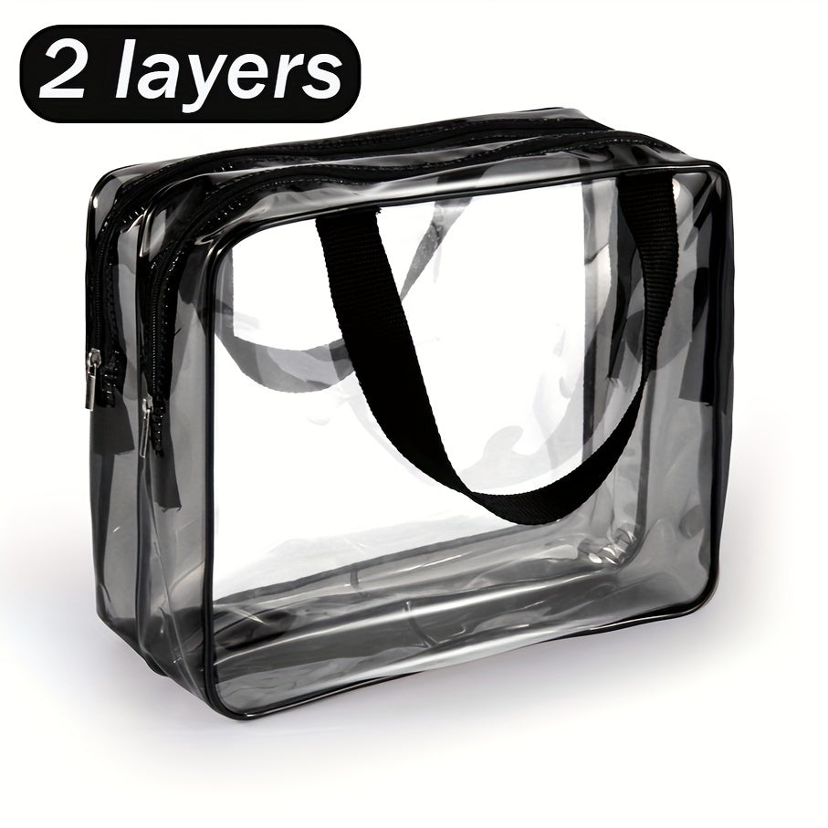 Clear Toiletry Bag Women Travel Essentials Small Cosmetic Make Up Bag