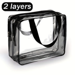 Clear Toiletry Bag Women Travel Essentials Small Cosmetic Make Up Bag